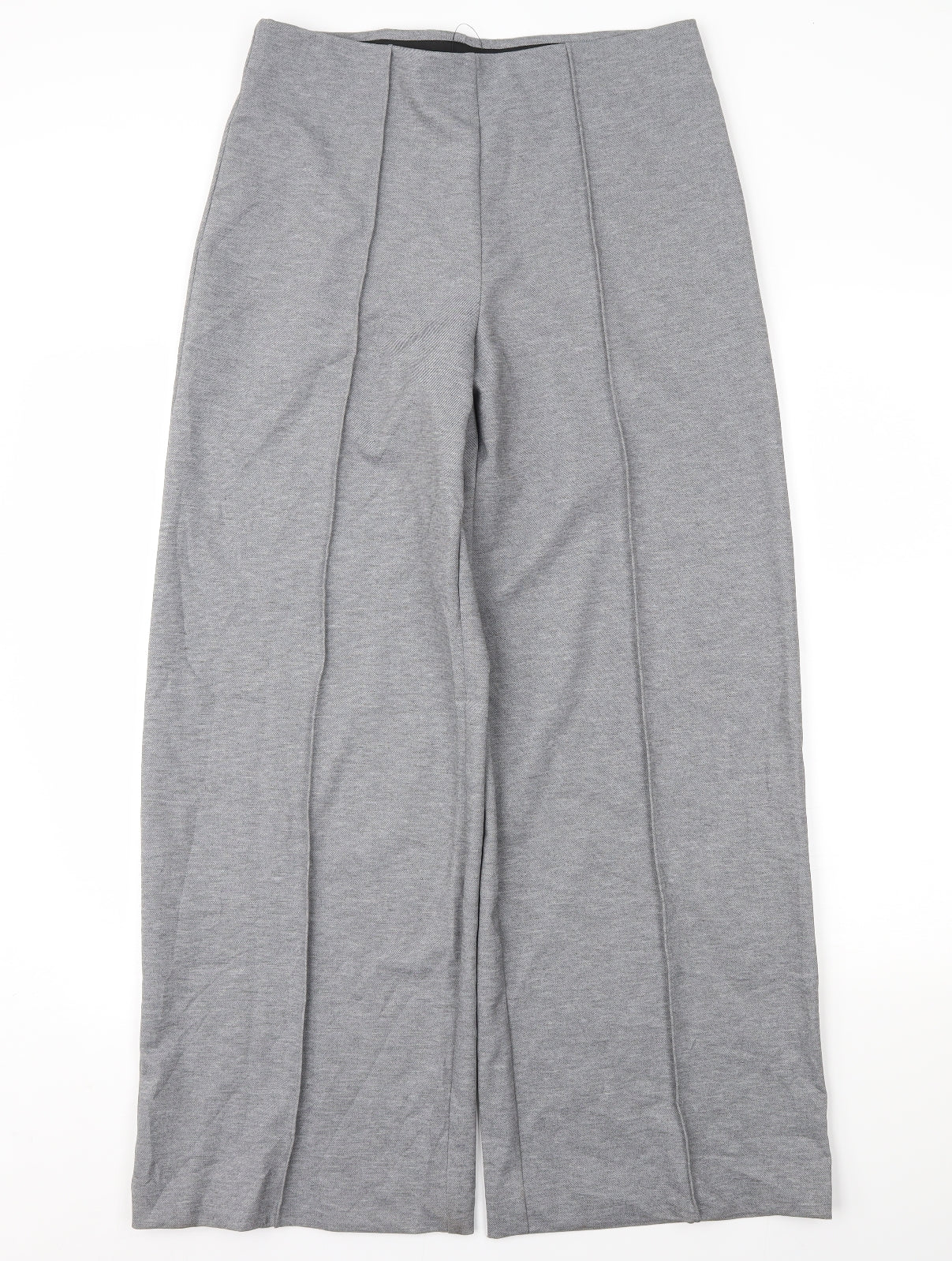 Womens UK Size 12 Marks and Spencer Regular Fit  Grey Trousers