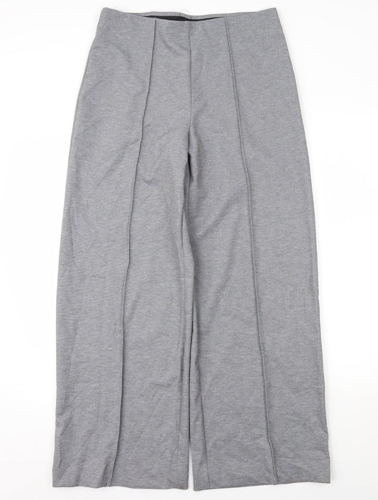 Womens UK Size 12 Marks and Spencer Regular Fit  Grey Trousers