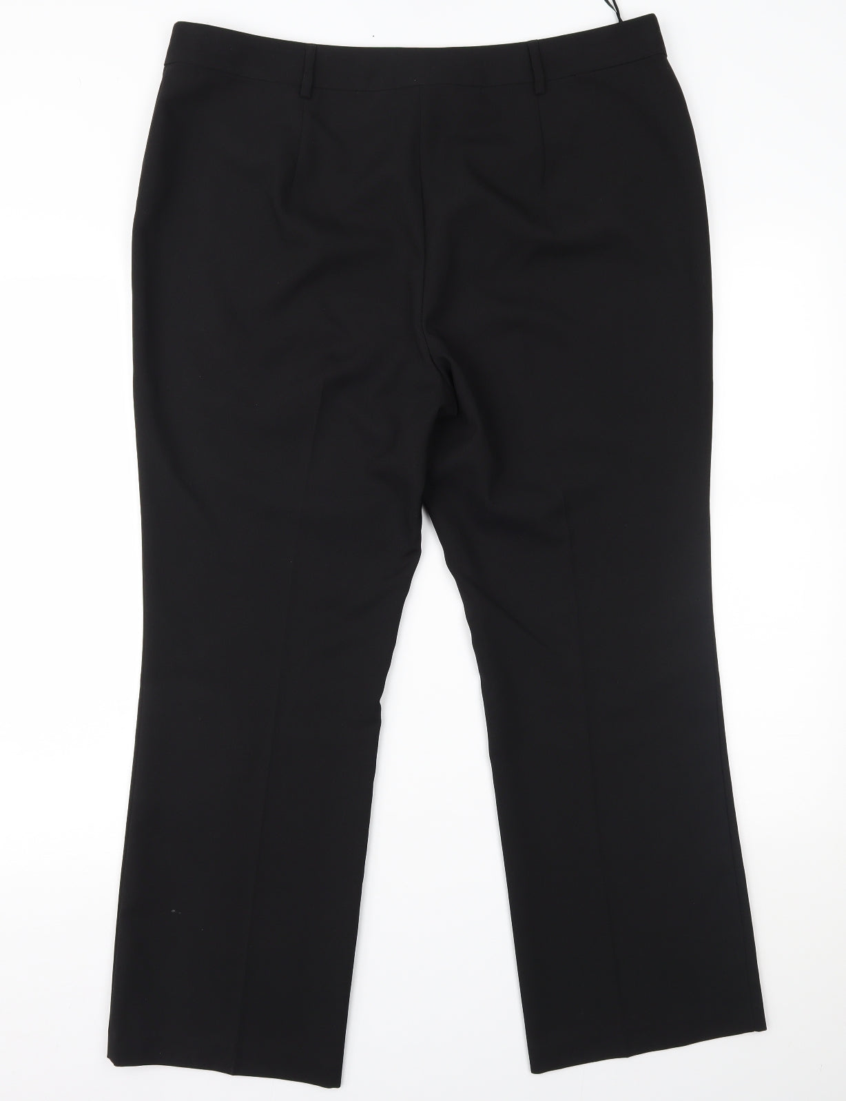 Womens UK Size 16 Papaya Regular Fit  Black Trousers