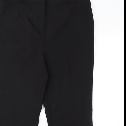 Womens UK Size 16 Papaya Regular Fit  Black Trousers