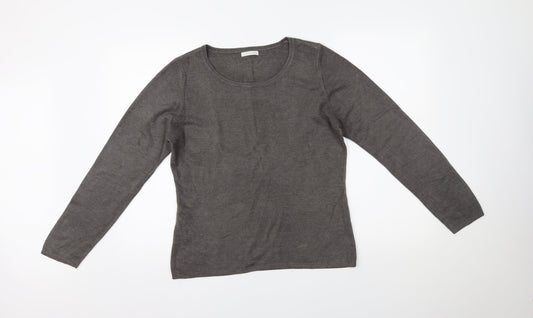 Womens UK Size 14 Matalan Grey Pullover Jumper