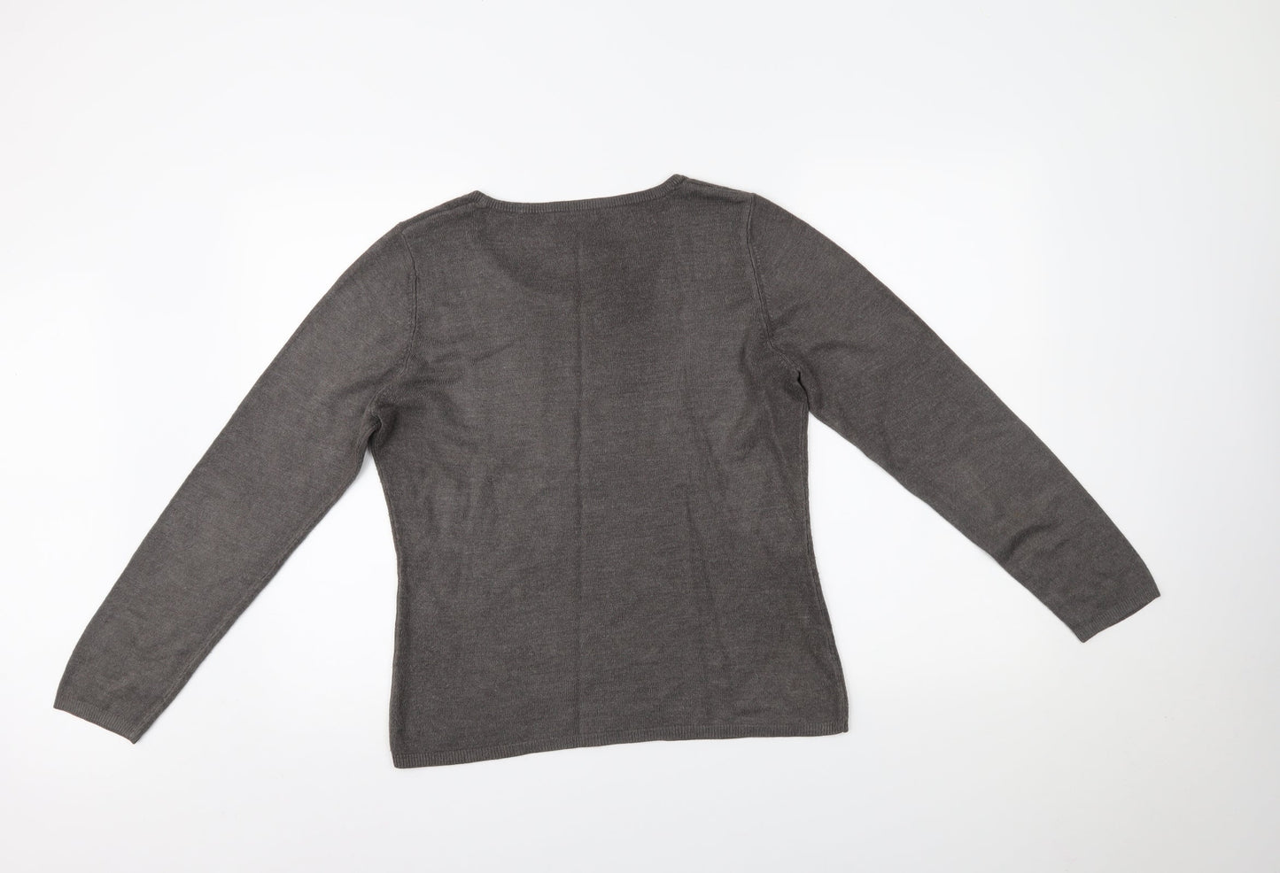 Womens UK Size 14 Matalan Grey Pullover Jumper