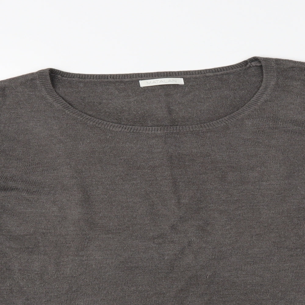 Womens UK Size 14 Matalan Grey Pullover Jumper