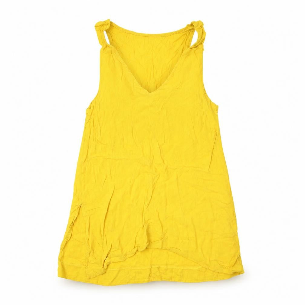 Womens UK Size 6 Topshop Yellow Camisole Tank