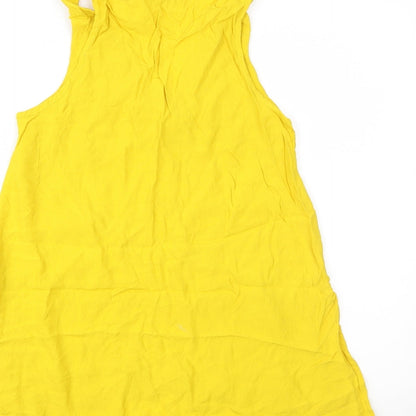 Womens UK Size 6 Topshop Yellow Camisole Tank