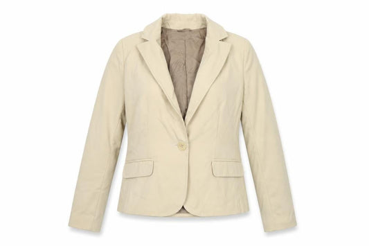 Womens UK Size 12 Oasis Regular Beige Blazer