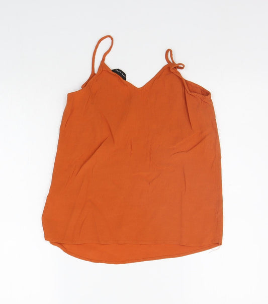 New Look Womens Orange   Basic Tank Size 10