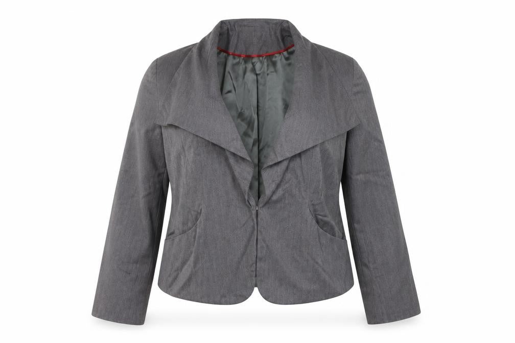 Womens UK Size 18 Preworn Regular Grey Suit Jacket