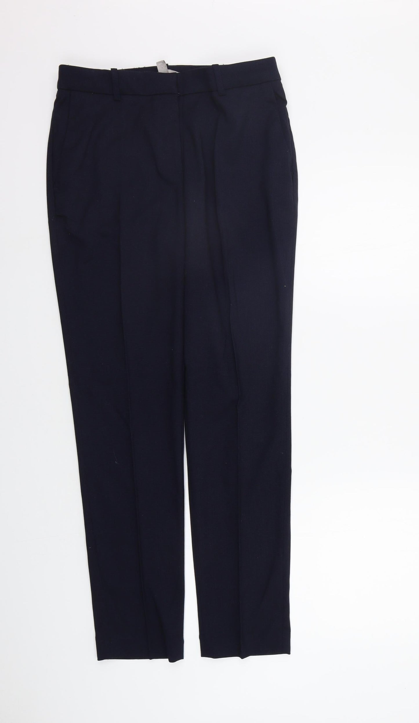 Womens UK Size 10 H&M Regular Fit  Blue Trousers