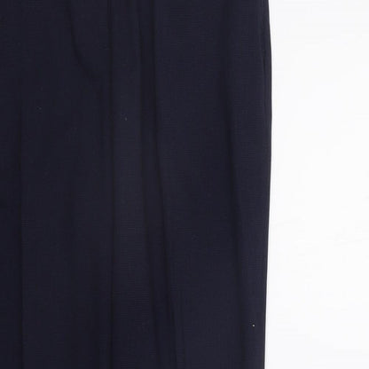 Womens UK Size 10 H&M Regular Fit  Blue Trousers