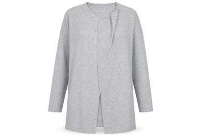 Reversed Womens Grey   Cardigan Jumper Size M