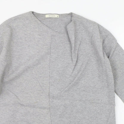 Reversed Womens Grey   Cardigan Jumper Size M