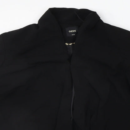 Womens UK Size 10 Oasis Black Jacket