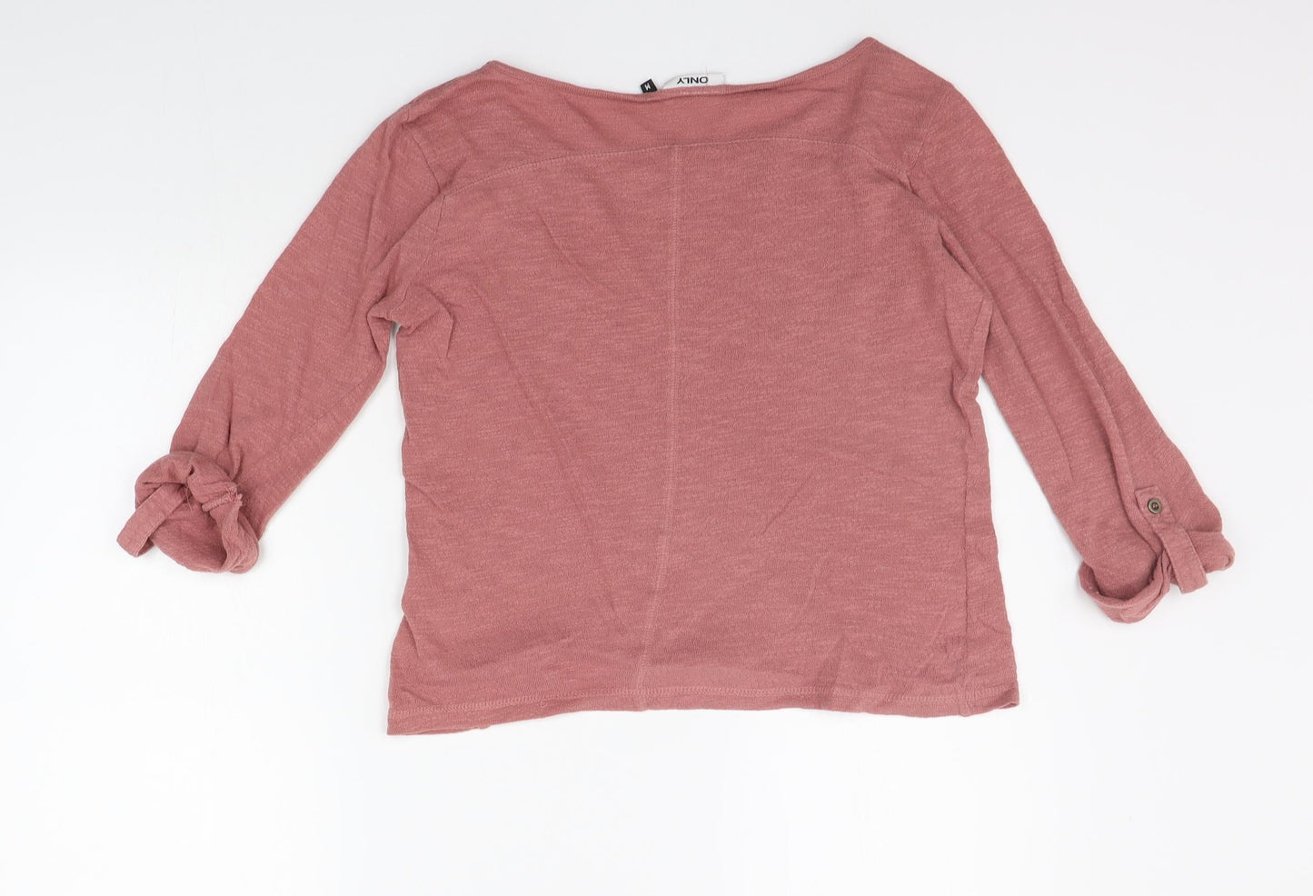 Womens UK Size M Only Beige Basic T-Shirt