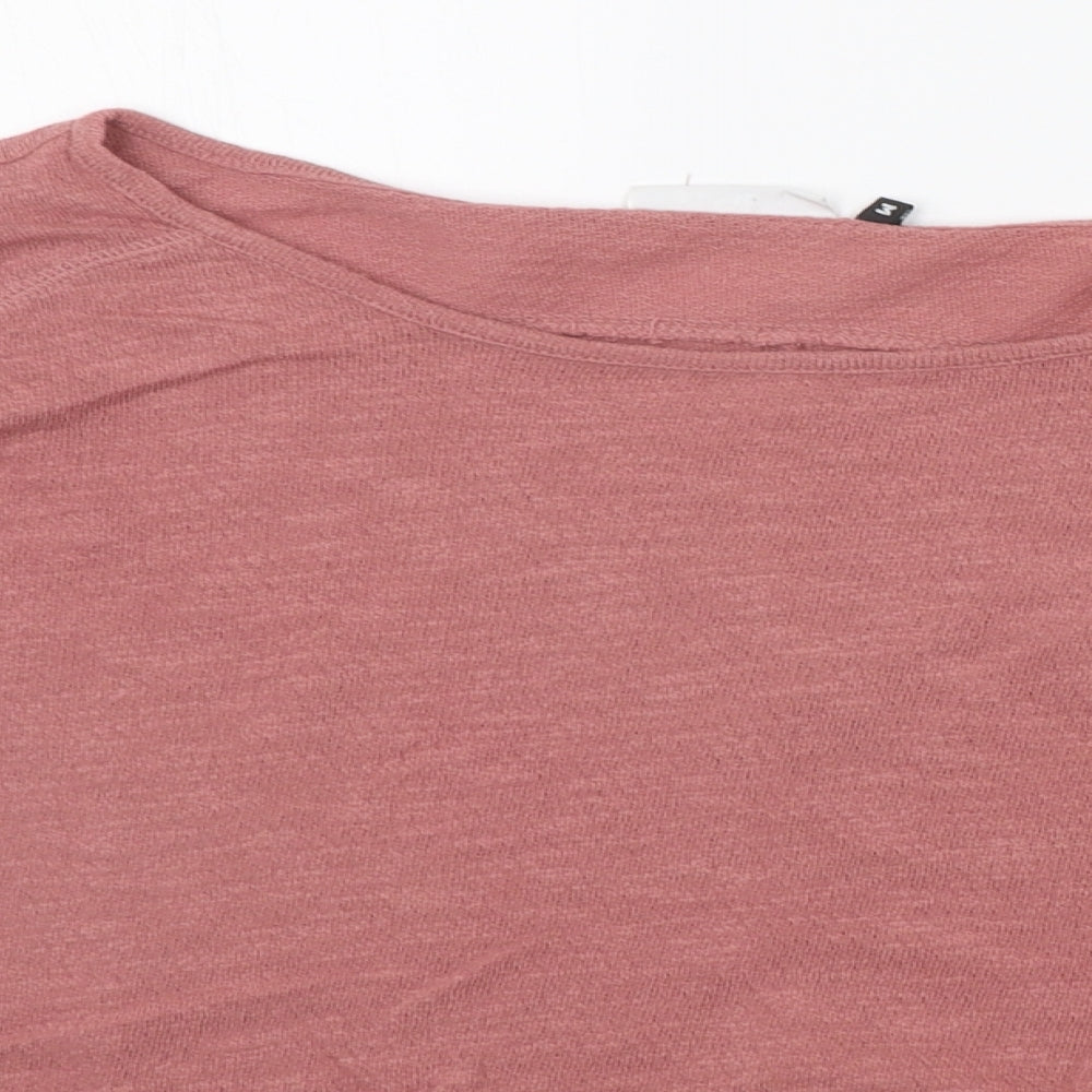 Womens UK Size M Only Beige Basic T-Shirt