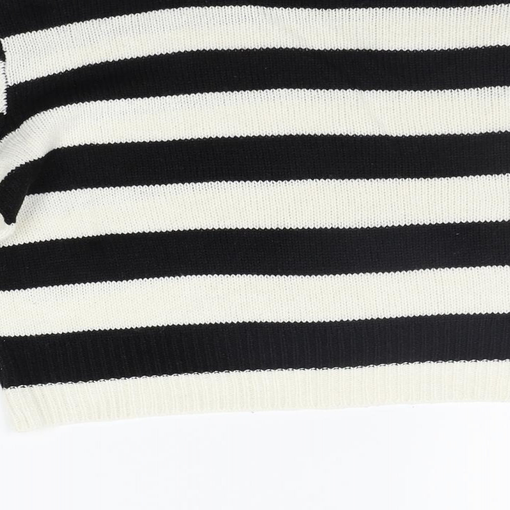 Womens UK Size S Divided Black Pullover Jumper