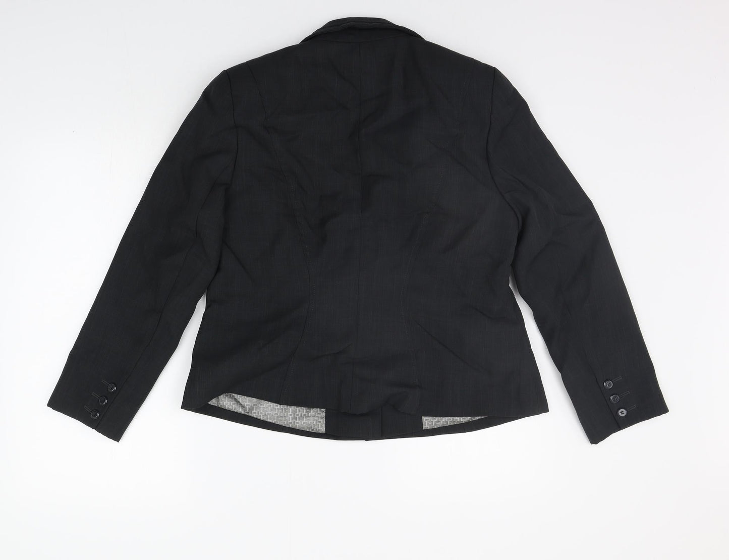 Debenhams Womens Grey   Jacket Suit Jacket Size 16