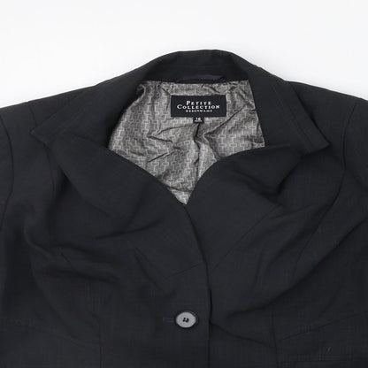Debenhams Womens Grey   Jacket Suit Jacket Size 16