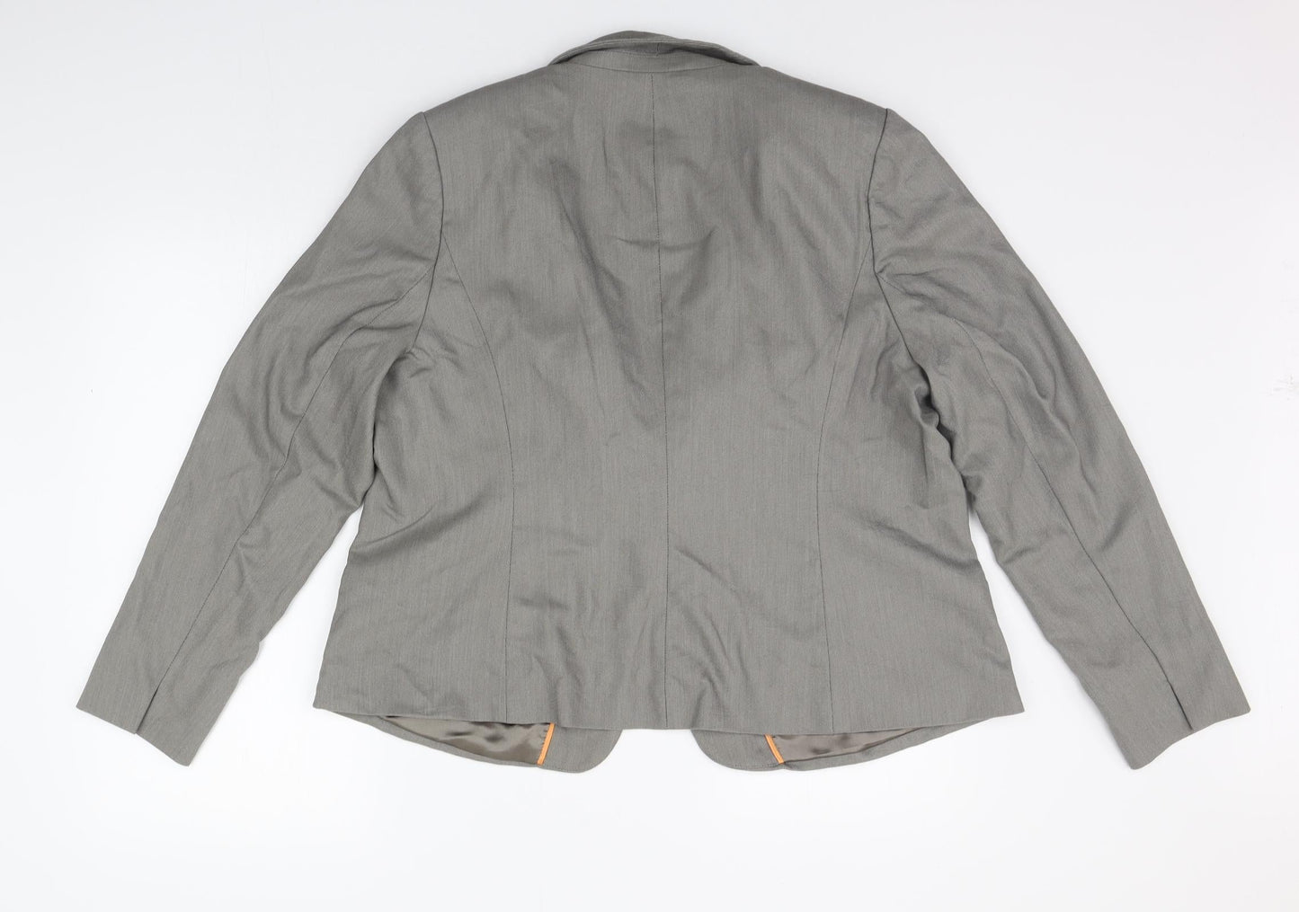 Papaya Womens Grey   Jacket Suit Jacket Size 20