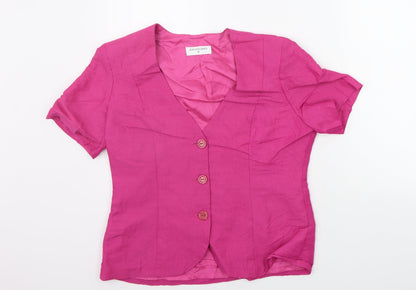 Just elegance Womens Pink   Jacket Suit Jacket Size 14