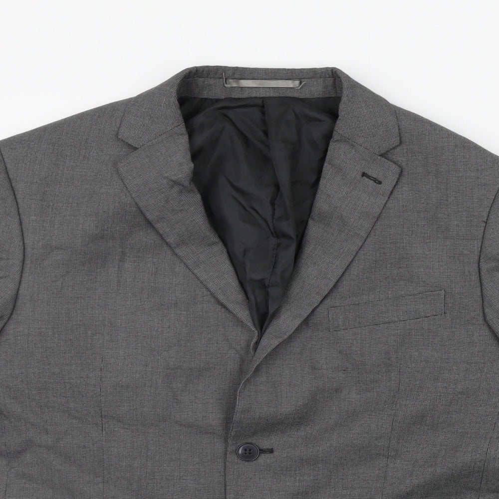 Mens UK Size S Scott & Taylor Regular Grey Suit Jacket