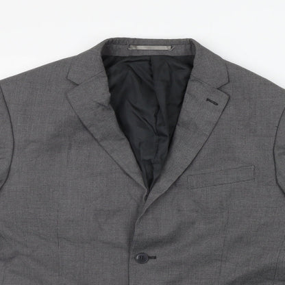 Mens UK Size S Scott & Taylor Regular Grey Suit Jacket