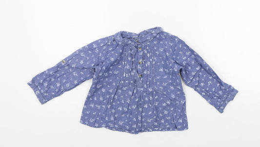Young Dimension Boys Blue Floral  A-Line  Size 18-24 Months