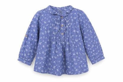 Young Dimension Boys Blue Floral  A-Line  Size 18-24 Months