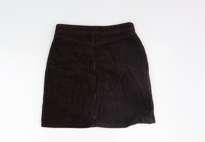 F&F Womens Brown   A-Line Skirt Size 6