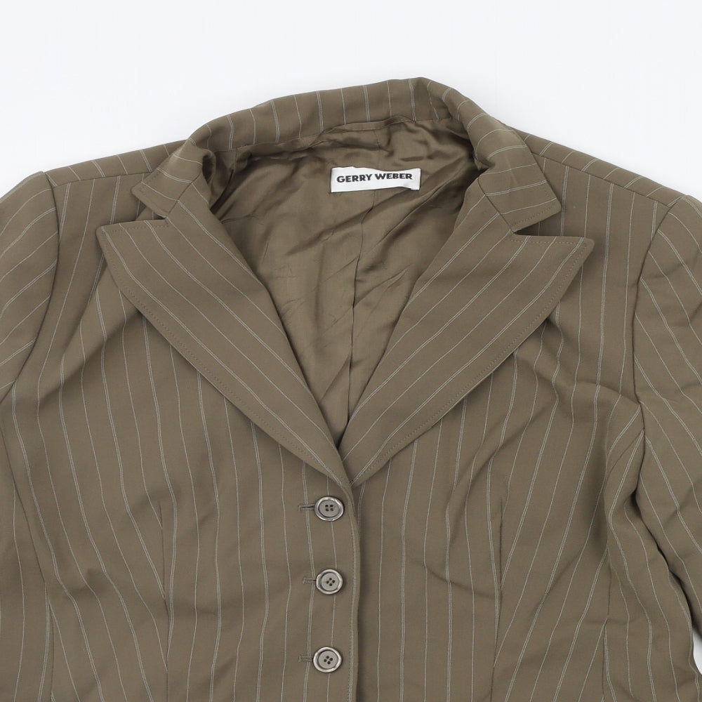 Gerry Weber Womens Beige   Jacket Suit Jacket Size 16
