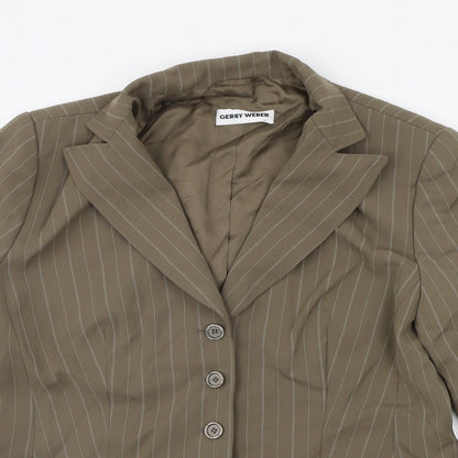 Gerry Weber Womens Beige   Jacket Suit Jacket Size 16