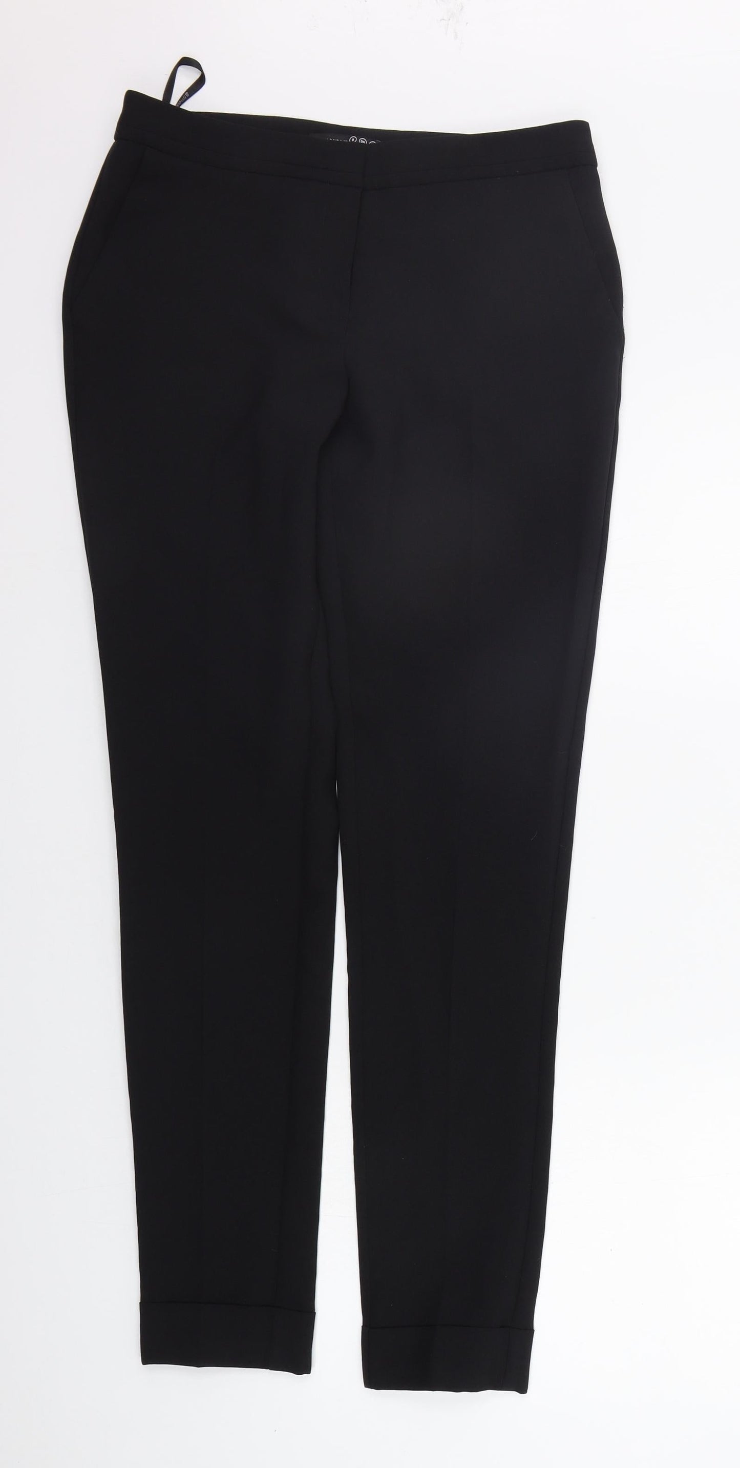 Womens UK Size 8 Atmosphere Regular Fit  Black Trousers