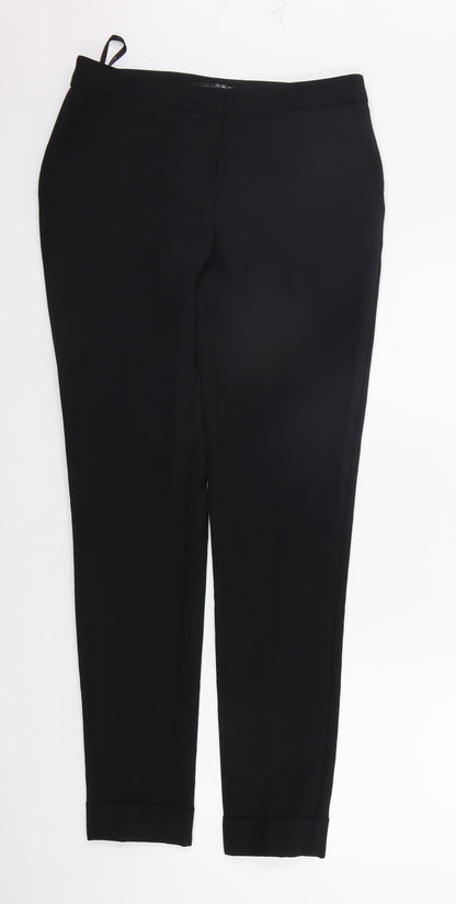 Womens UK Size 8 Atmosphere Regular Fit  Black Trousers