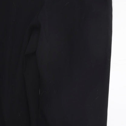 Womens UK Size 14 Marks and Spencer Regular Fit  Black Trousers