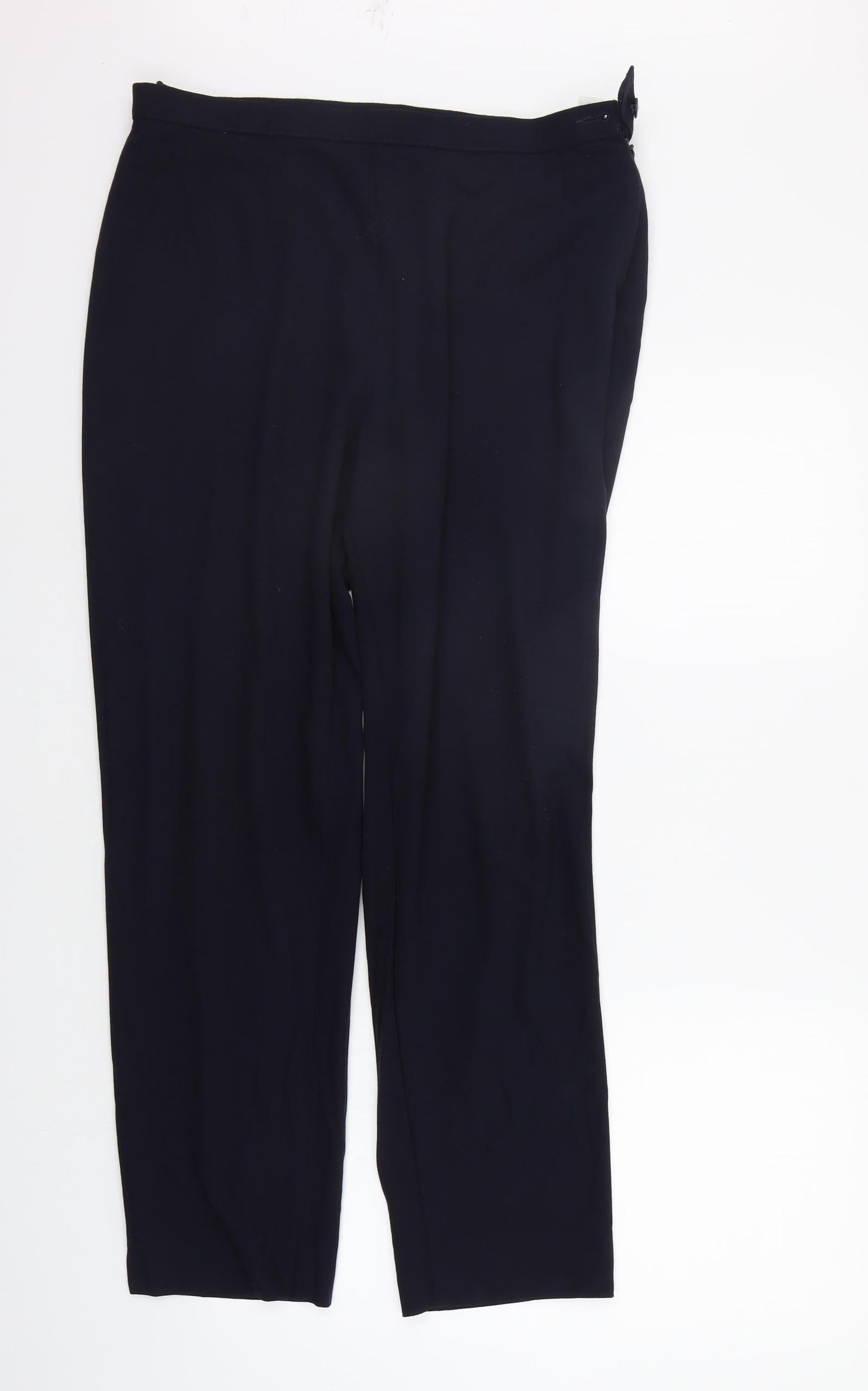 Womens UK Size 16 Marks and Spencer Regular Fit  Blue Trousers