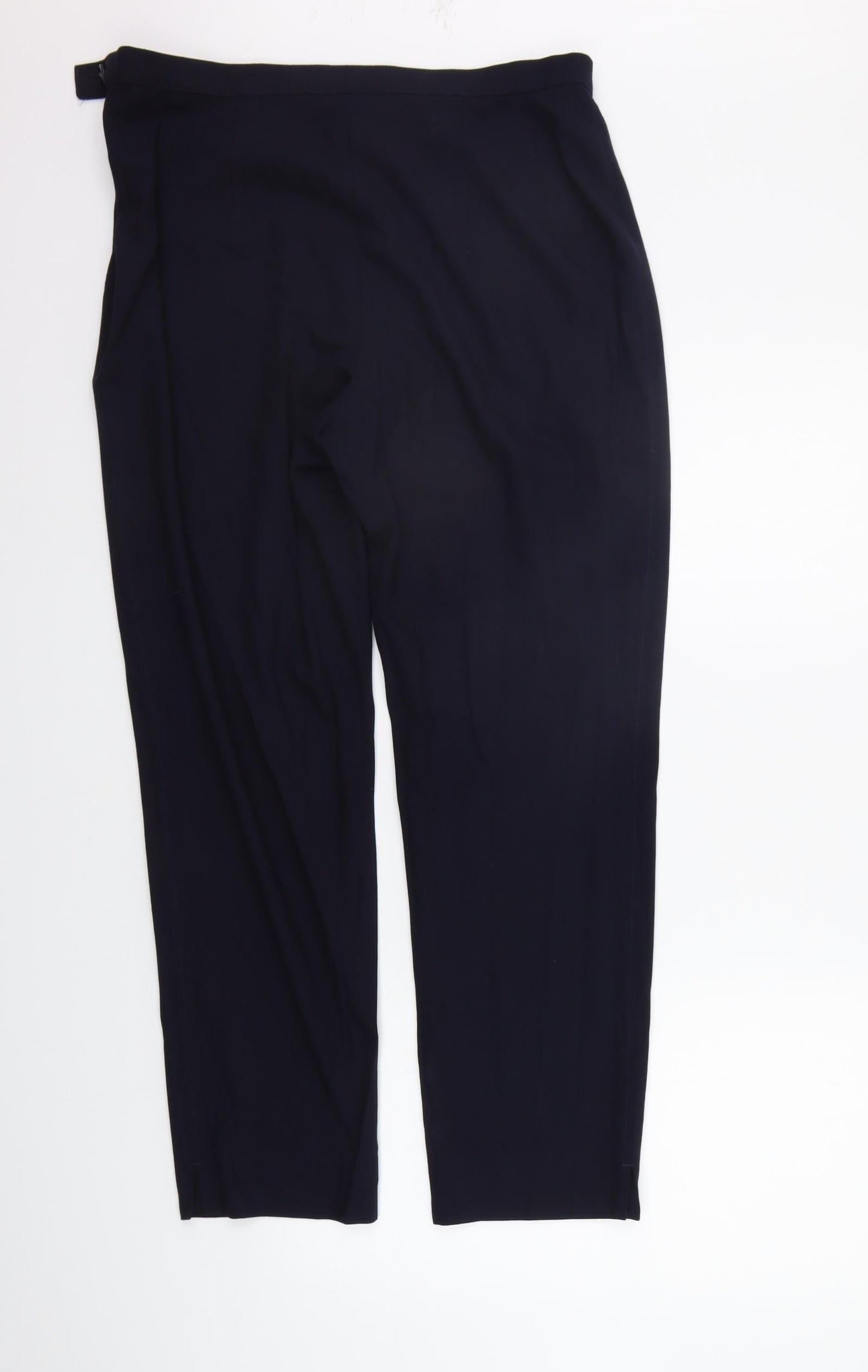 Womens UK Size 16 Marks and Spencer Regular Fit  Blue Trousers