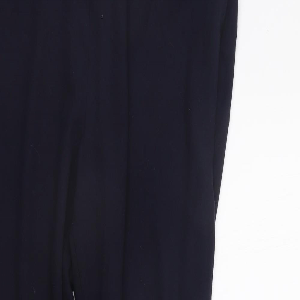 Womens UK Size 16 Marks and Spencer Regular Fit  Blue Trousers