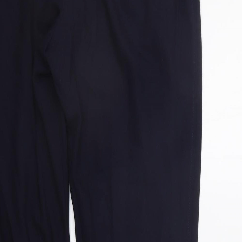 Womens UK Size 16 Marks and Spencer Regular Fit  Blue Trousers