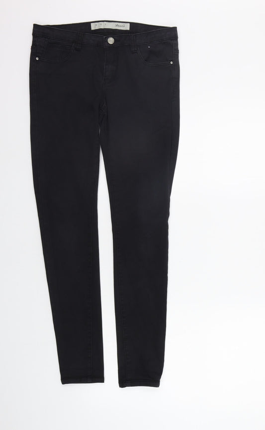 Womens UK Size 10 deniem co Regular Fit Jegging Black Jeans