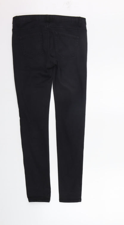 Womens UK Size 10 deniem co Regular Fit Jegging Black Jeans