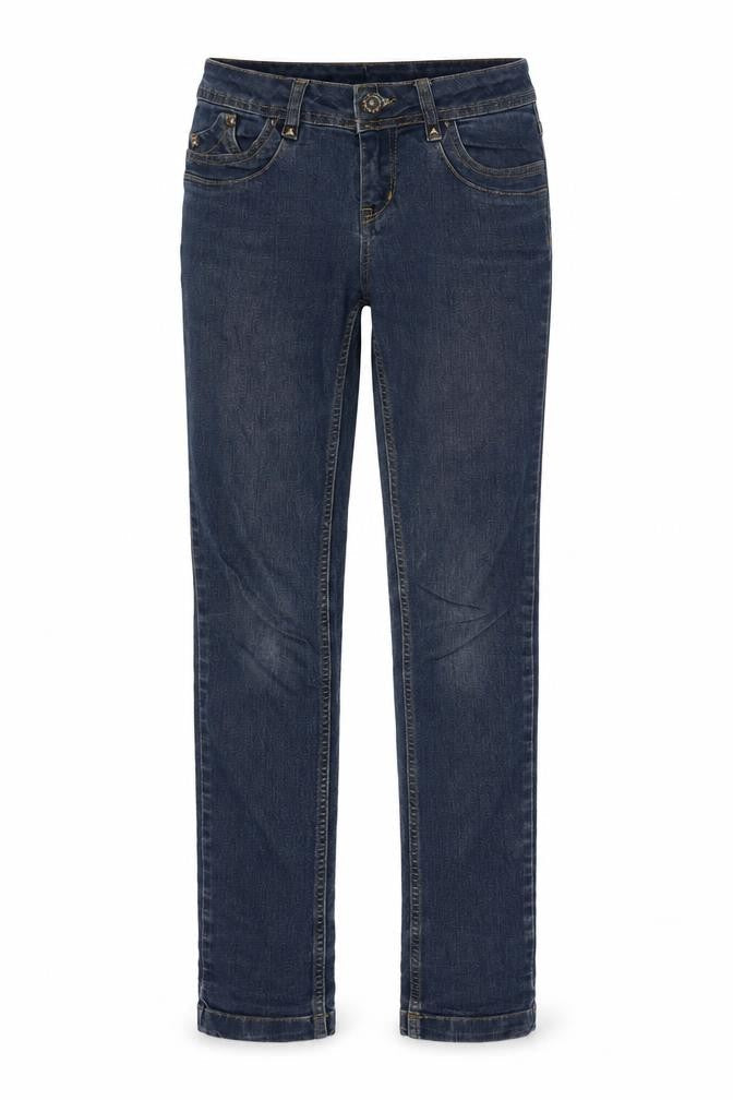 Womens UK Size 8 Select Regular Fit Straight Blue Jeans