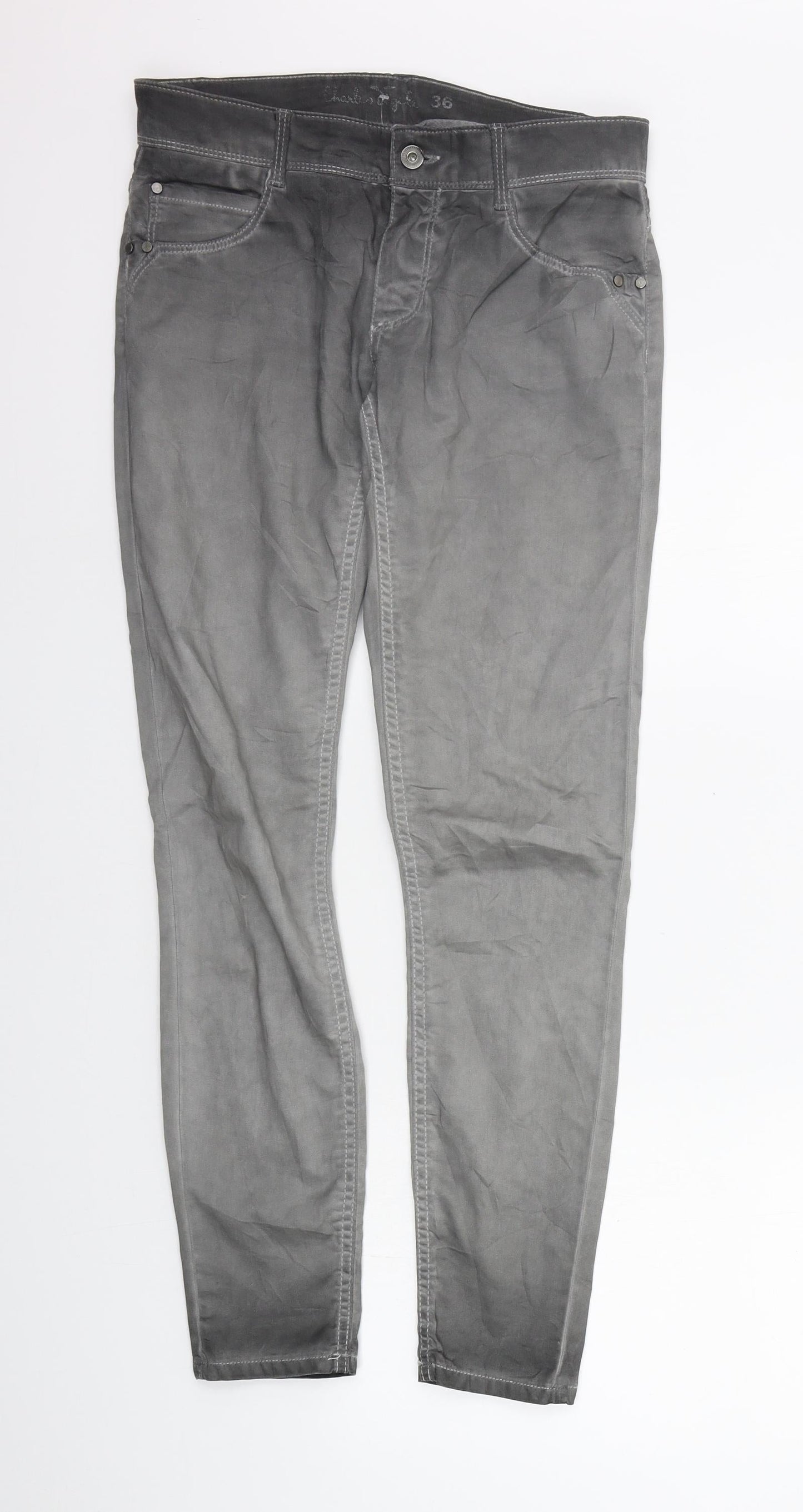 Womens UK Size 36 in Phase Eight Regular Fit  Grey Trousers