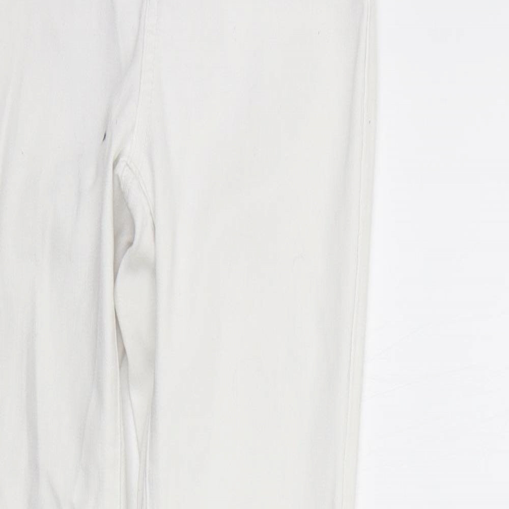 New Look Womens White   Straight Jeans Size 8 L28 in
