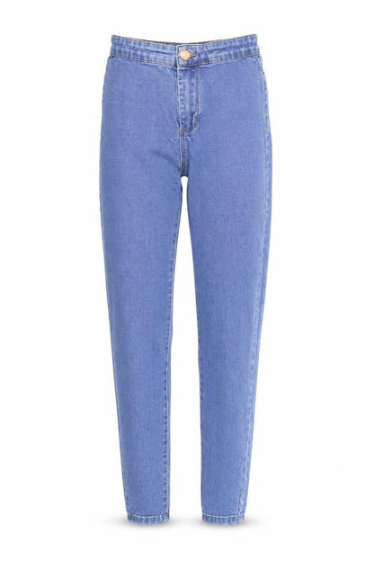 Denim & Co. Womens Blue   Straight Jeans Size 8 L28 in