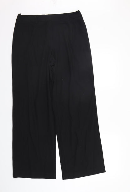 Womens UK Size 14 Marks and Spencer Regular Fit  Black Trousers