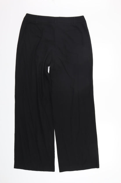 Womens UK Size 14 Marks and Spencer Regular Fit  Black Trousers