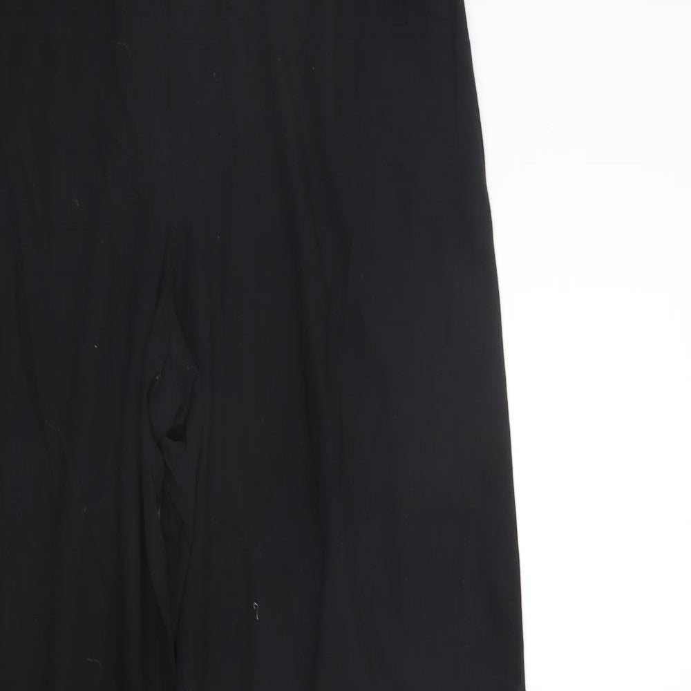 Womens UK Size 14 Marks and Spencer Regular Fit  Black Trousers