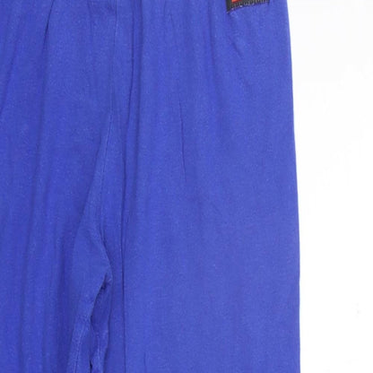George Girls Blue Solid   Lounge Pants Size 7-8 Years  - Superman