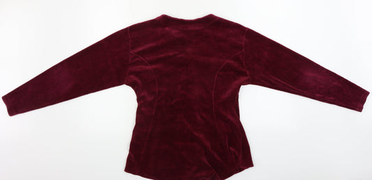 Fragile  Womens Purple   Cardigan Jumper Size M