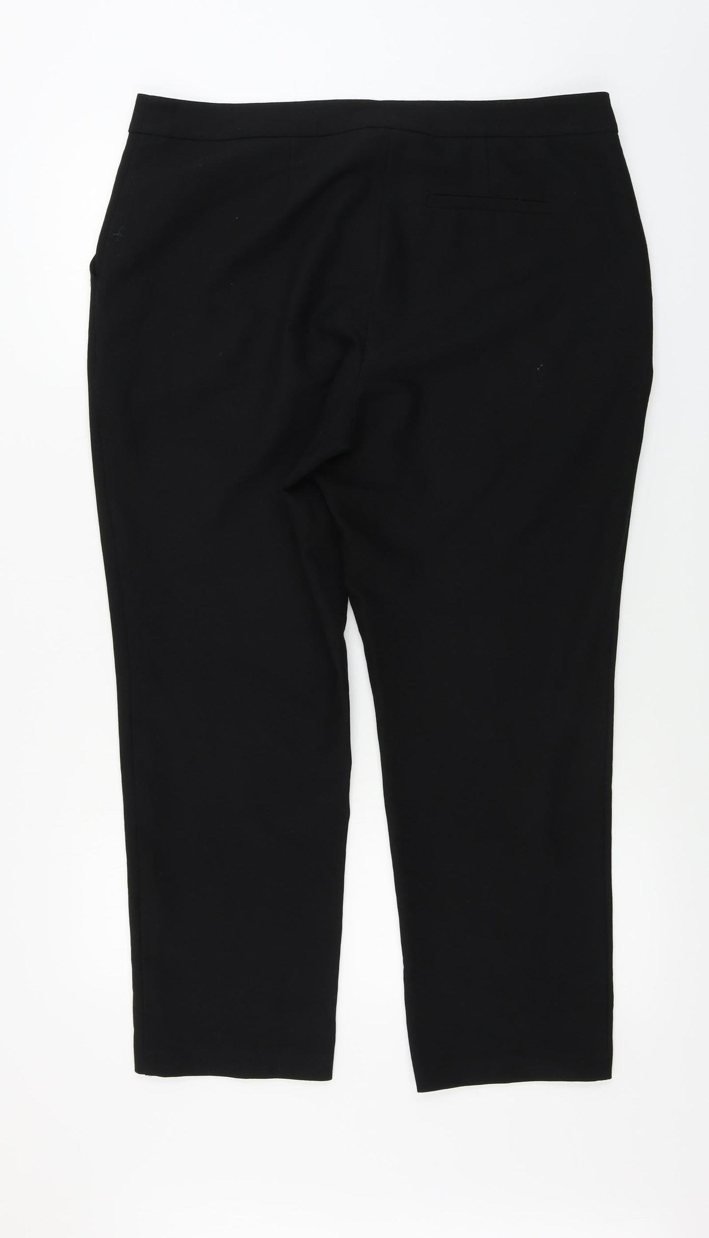 Womens UK Size 16 Very Regular Fit  Black Trousers